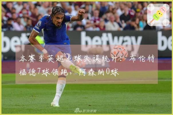 本赛季英超点球失误统计：布伦特福德7球领跑，阿森纳0球